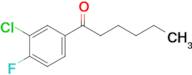 1-(3-Chloro-4-fluorophenyl)hexan-1-one