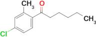 1-(4-Chloro-2-methylphenyl)hexan-1-one