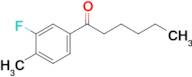 1-(3-Fluoro-4-methylphenyl)hexan-1-one