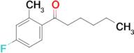 1-(4-Fluoro-2-methylphenyl)hexan-1-one