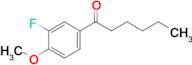 1-(3-Fluoro-4-methoxyphenyl)hexan-1-one