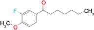 1-(3-Fluoro-4-methoxyphenyl)heptan-1-one