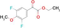 (3,5-Difluoro-4-methoxyphenyl)oxo-acetic acid ethyl ester