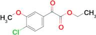 (4-Chloro-3-methoxyphenyl)oxo-acetic acid ethyl ester