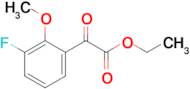 (3-Fluoro-2-methoxyphenyl)oxo-acetic acid ethyl ester