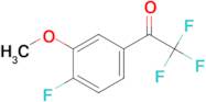 2,2,2-Trifluoro-1-(4-fluoro-3-methoxyphenyl)ethanone