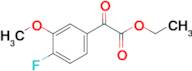 (4-Fluoro-3-methoxyphenyl)oxo-acetic acid ethyl ester