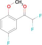 2,2-Difluoro-1-(5-fluoro-2-methoxyphenyl)ethanone