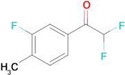 2,2-Difluoro-1-(3-fluoro-4-methylphenyl)ethanone