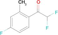 2,2-Difluoro-1-(4-fluoro-2-methylphenyl)ethanone