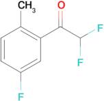 2,2-Difluoro-1-(5-fluoro-2-methylphenyl)ethanone