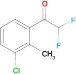 1-(3-Chloro-2-methylphenyl)-2,2-difluoroethanone