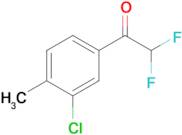 1-(3-Chloro-4-methylphenyl)-2,2-difluoroethanone
