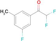 2,2-Difluoro-1-(3-fluoro-5-methylphenyl)ethanone