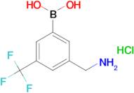 [3-(aminomethyl)-5-(trifluoromethyl)phenyl]boronic acid hydrochloride