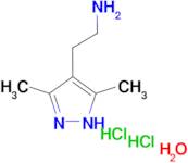 [2-(3,5-dimethyl-1H-pyrazol-4-yl)ethyl]amine dihydrochloride hydrate