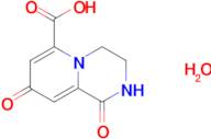 1,8-dioxo-1,3,4,8-tetrahydro-2H-pyrido[1,2-a]pyrazine-6-carboxylic acid hydrate