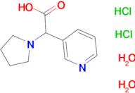 3-pyridinyl(1-pyrrolidinyl)acetic acid dihydrochloride dihydrate