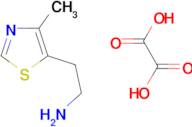 [2-(4-methyl-1,3-thiazol-5-yl)ethyl]amine hemioxalate