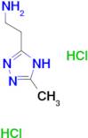 [2-(3-methyl-1H-1,2,4-triazol-5-yl)ethyl]amine dihydrochloride