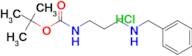 tert-butyl N-[3-(benzylazaniumyl)propyl]carbamate chloride