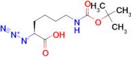 (2S)-2-azido-6-{[(tert-butoxy)carbonyl]amino}hexanoic acid