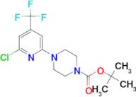tert-Butyl 4-[6-Chloro-4-(trifluoromethyl)-2-pyridyl]piperazine-1-carboxylate