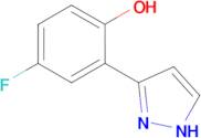 4-Fluoro-2-(1H-pyrazol-3-yl)phenol