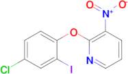 2-(4-Chloro-2-iodophenoxy)-3-nitropyridine