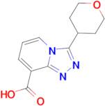 3-(Tetrahydro-2H-pyran-4-yl)-[1,2,4]triazolo[4,3-a]pyridine-8-carboxylic acid