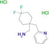 [4,4-Difluoro-1-(pyridin-2-ylmethyl)cyclohexyl]methanamine dihydrochloride