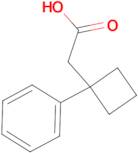 2-(1-Phenylcyclobutyl)acetic acid