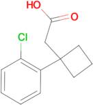 2-[1-(2-Chlorophenyl)cyclobutyl]acetic acid