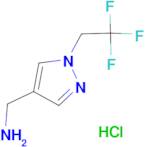 [1-(2,2,2-Trifluoroethyl)-1H-pyrazol-4-yl]methylamine hydrochloride