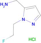 [1-(2-Fluoroethyl)-1H-pyrazol-5-yl]methylamine hydrochloride