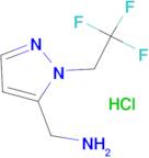 [1-(2,2,2-Trifluoroethyl)-1H-pyrazol-5-yl]methylamine hydrochloride