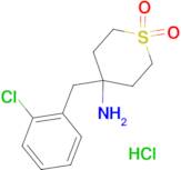 4-Amino-4-(2-chlorobenzyl)tetrahydro-2H-thiopyran 1,1-dioxide hydrochloride