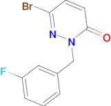 6-Bromo-2-(3-fluorobenzyl)pyridazin-3(2H)-one