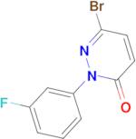 6-Bromo-2-(3-fluorophenyl)pyridazin-3(2H)-one