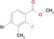 Methyl 4-bromo-2-fluoro-3-methylbenzoate