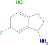 6-Fluoro-2,3-dihydro-1H-inden-1-amine hydrochloride