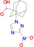 3-(3-nitro-1H-1,2,4-triazol-1-yl)adamantane-1-carboxylic acid