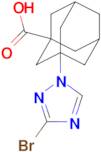 3-(3-bromo-1H-1,2,4-triazol-1-yl)adamantane-1-carboxylic acid