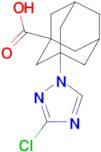 3-(3-chloro-1H-1,2,4-triazol-1-yl)adamantane-1-carboxylic acid