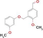 4-methoxy-3-[(3-methoxyphenoxy)methyl]benzaldehyde