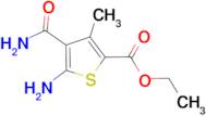 ethyl 5-amino-4-(aminocarbonyl)-3-methylthiophene-2-carboxylate