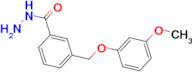 3-[(3-methoxyphenoxy)methyl]benzohydrazide