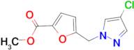 methyl 5-[(4-chloro-1H-pyrazol-1-yl)methyl]-2-furoate