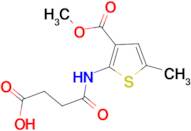 4-{[3-(methoxycarbonyl)-5-methylthien-2-yl]amino}-4-oxobutanoic acid