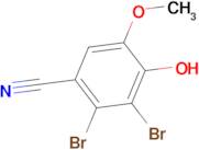 2,3-dibromo-4-hydroxy-5-methoxybenzonitrile